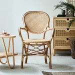 Luxury Eco Modern Handmade Rattan Dining Chair for Living Room and Dining Roomin Indonesia